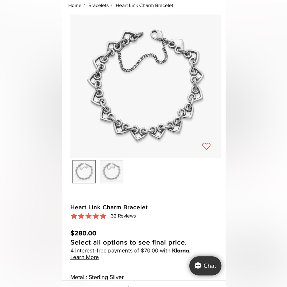 Hearlink charm bracelet